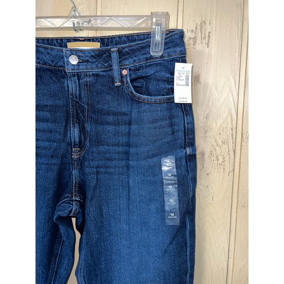 Maurices Jeans Womens 12 90's Flare High Rise Curvy Fit Retro Wide Leg Bell - Picture 5 of 7